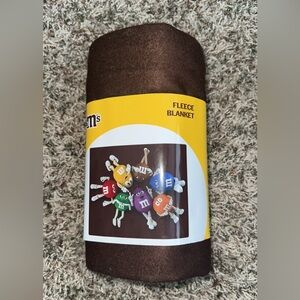 M&M fleece blanket